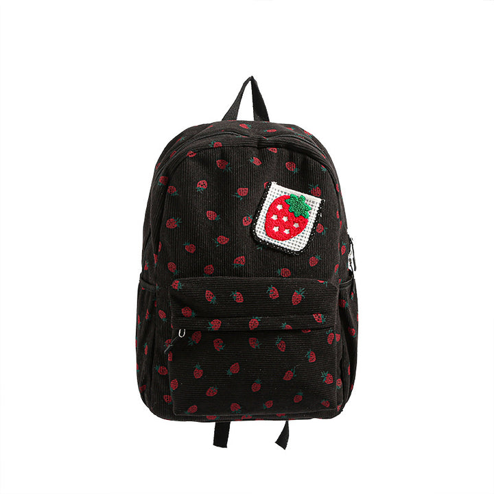 Backpack with Playful Strawberry Design Stornfield