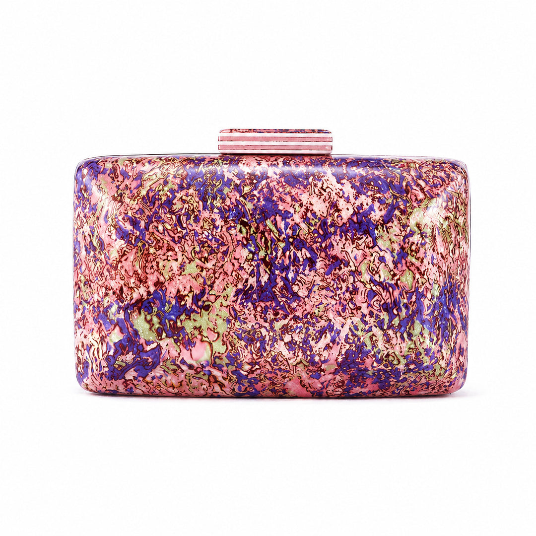 Artistic Rectangular Handheld Clutch