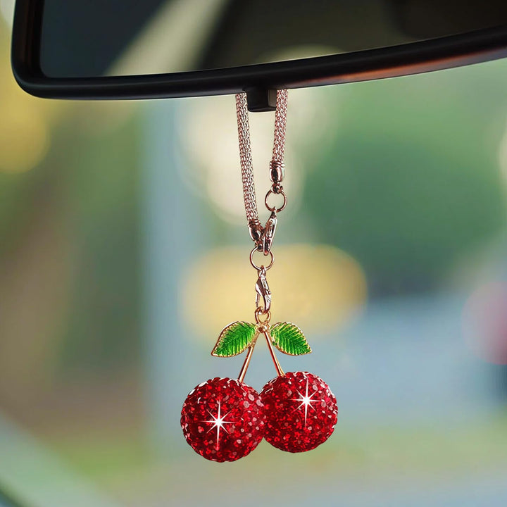 Sparkling Cherry Pendant Necklace Stornfield
