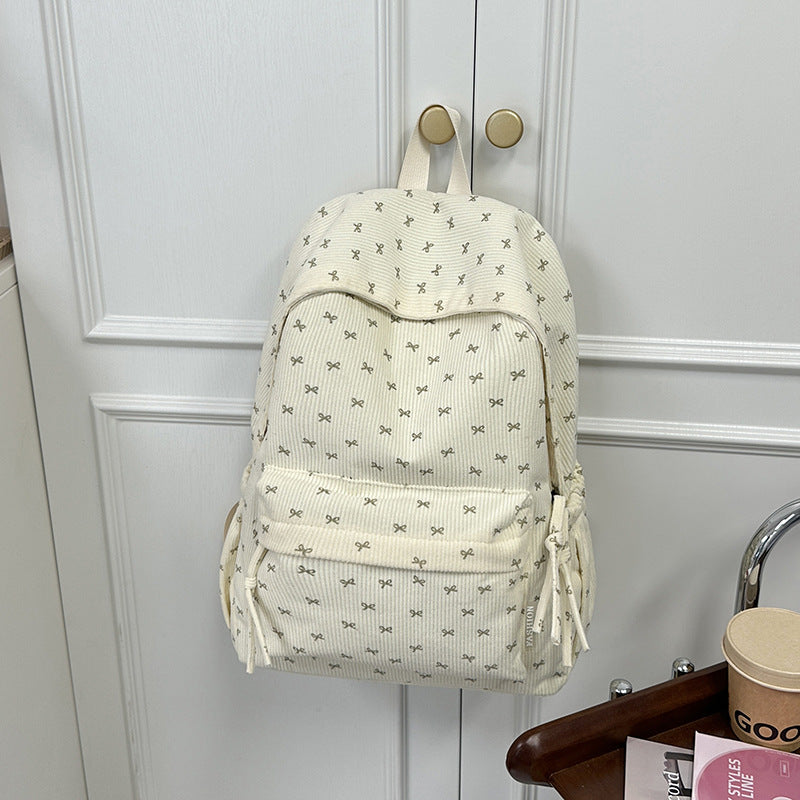 Playful Corduroy Backpack Stornfield
