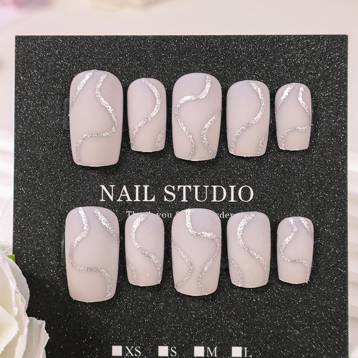 Artificial nails with glittering accents Stornfield