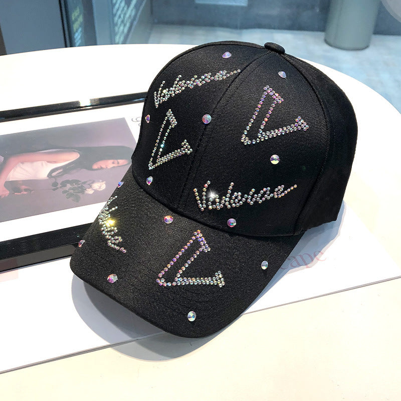 Women's Rhinestone Accented Adjustable Baseball Cap Stornfield