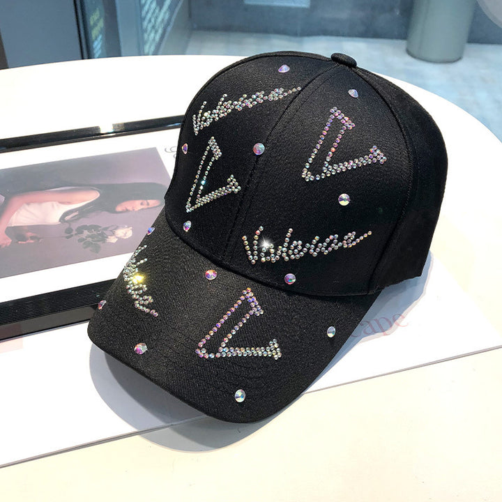 Women's Rhinestone Accented Adjustable Baseball Cap Stornfield