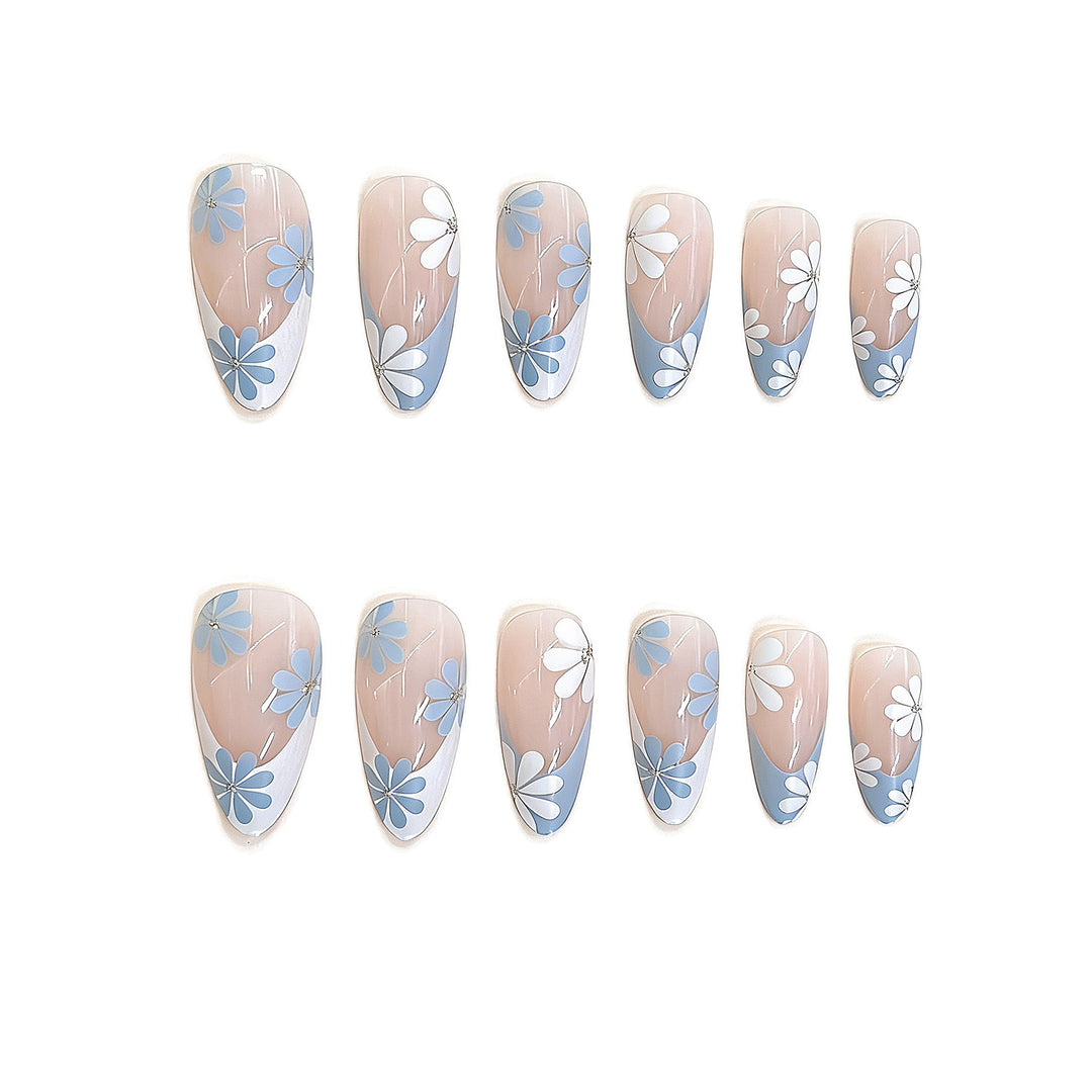 Floral Design Press-On Nail Set Stornfield