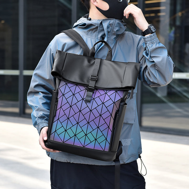 Geometric Patterned Urban Backpack Stornfield