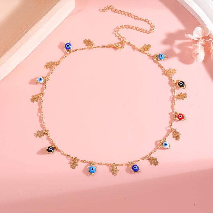Decorative Evil Eye Charm Ankle Bracelet Stornfield