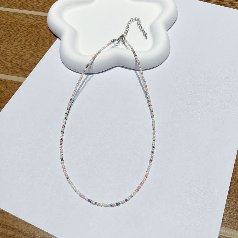Handcrafted Beaded Choker Necklace Stornfield