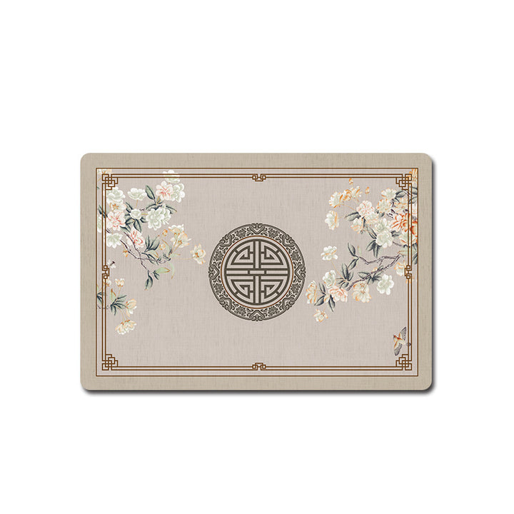 Artistic Floral Bath Mat Stornfield