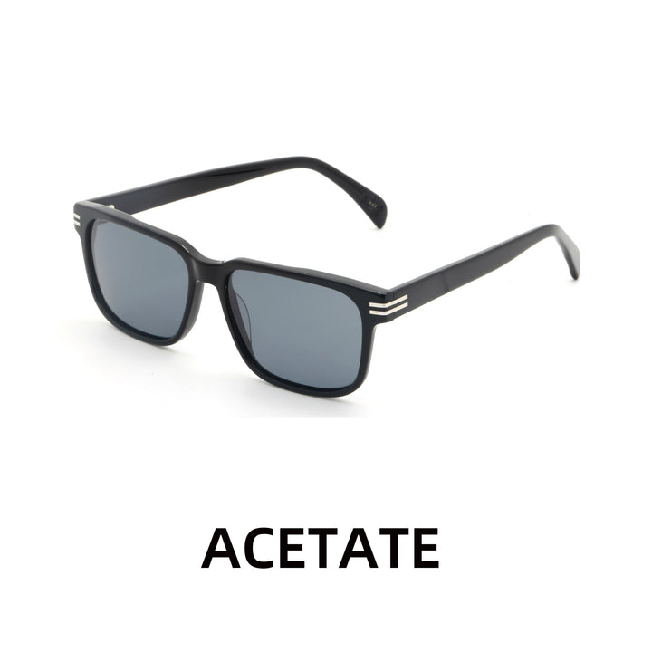 Women's fashionable sunglasses with transparent frame and green lenses Stornfield