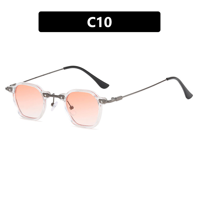 Ladies stylish sunglasses with unique hexagonal shape and sturdy frame Stornfield
