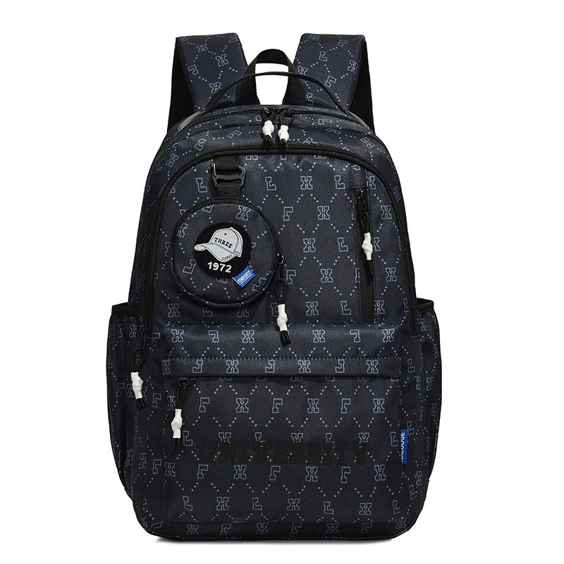 Multifunctional Geometric Patterned Backpack Stornfield
