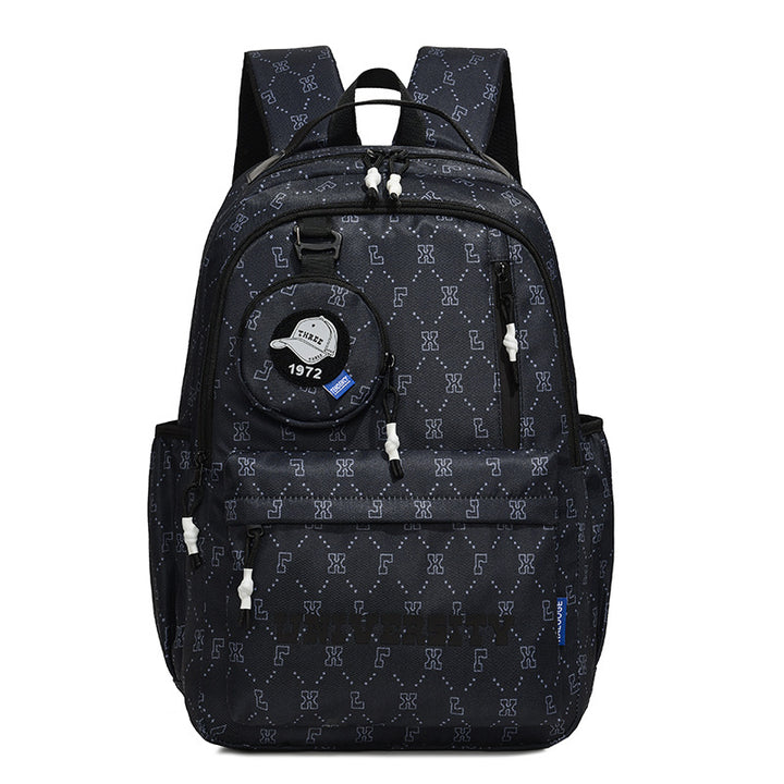 Multifunctional Geometric Patterned Backpack Stornfield