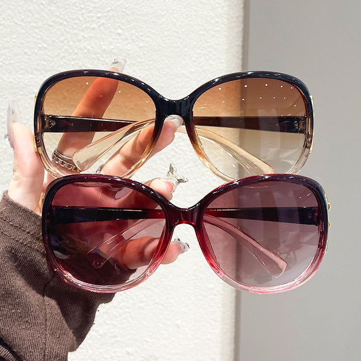 Women Oversized Sunglasses with Fashionable Gradient Design Stornfield
