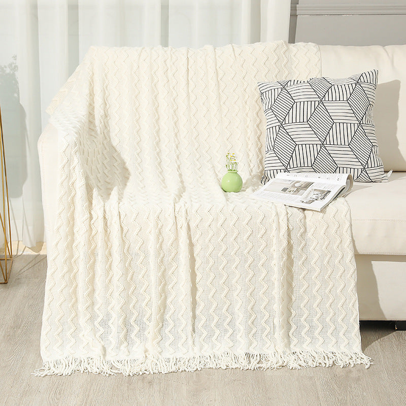 Home Decorative Woven Throw Blanket