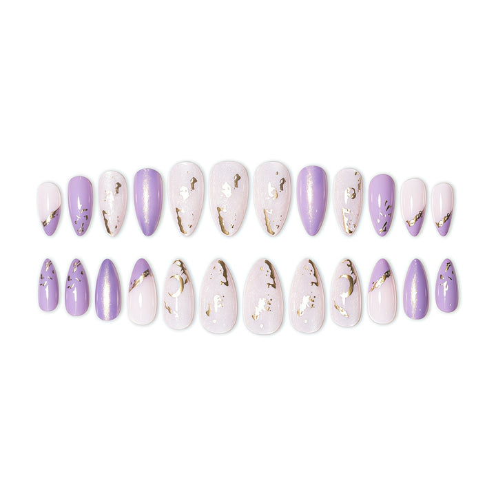Elegant Decorative Press-On Nail Set Stornfield
