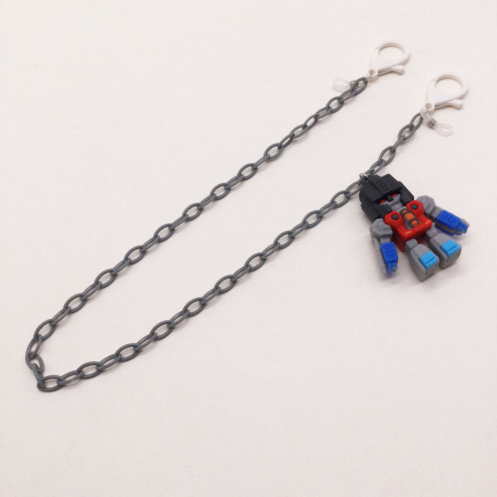 Playful glasses holder chain with robot motif Stornfield