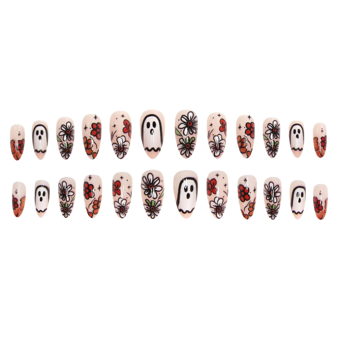 Artistic Themed Press-On Nails
