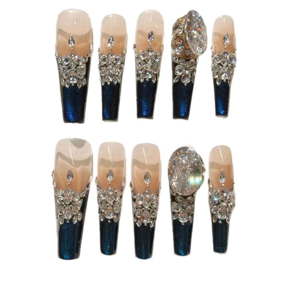 Luxury Glittery Press-On Nail Art Set
