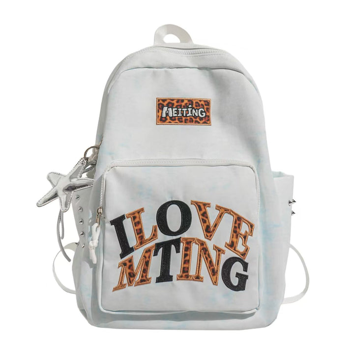Trendy Graphic Embroidered Backpack Stornfield