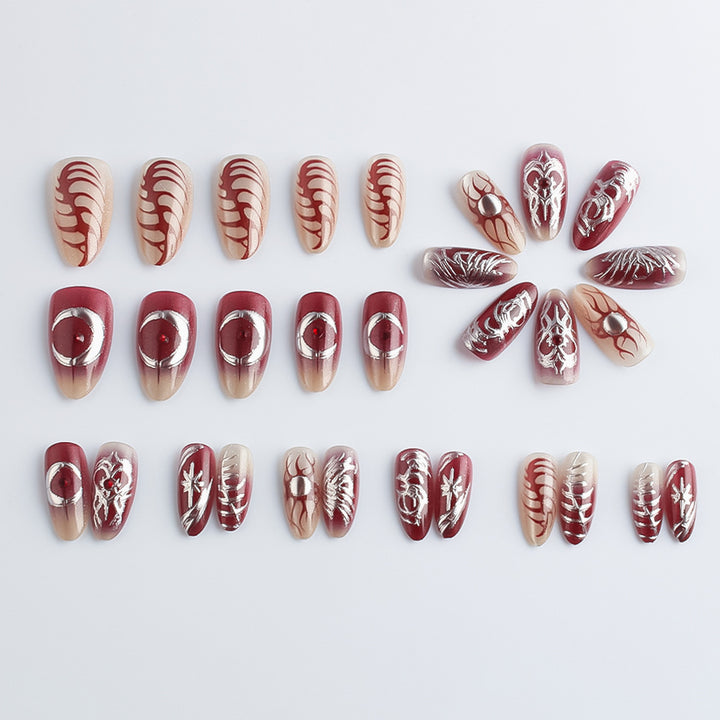 Artistic Full-Set Press-On Nails Stornfield