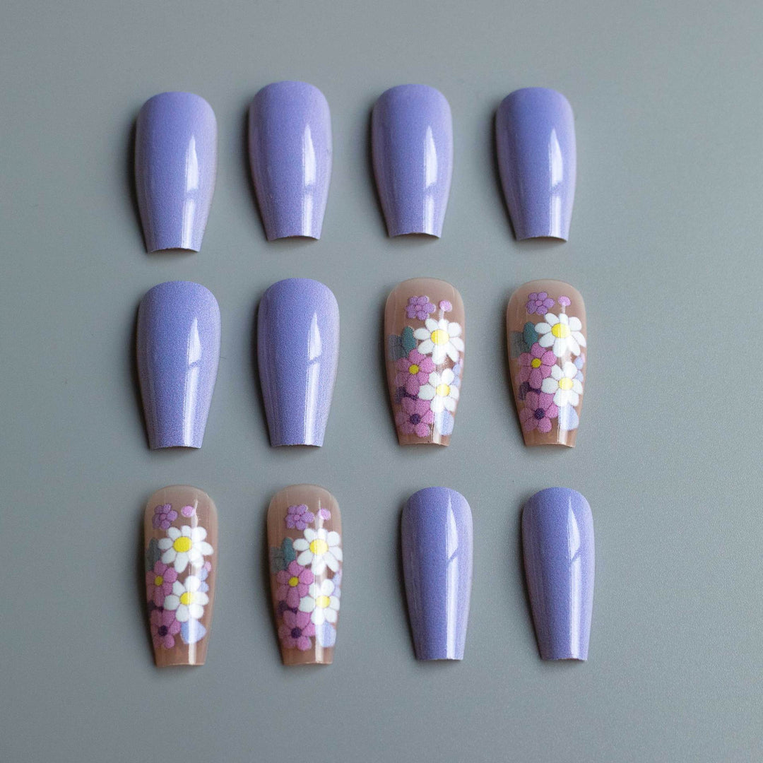 Floral Acrylic Nail Art Kit