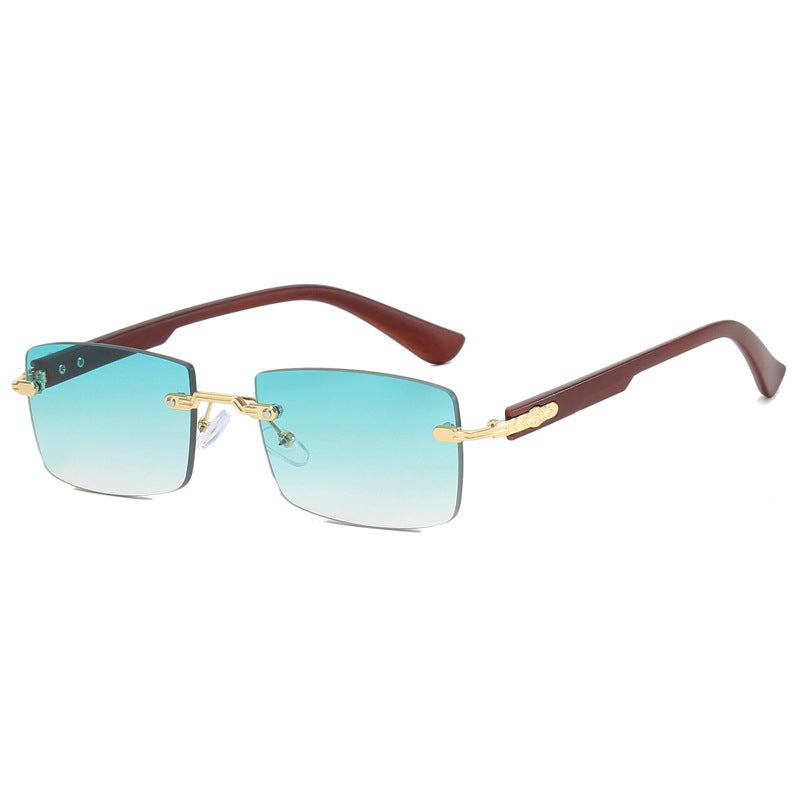Ladies fashionable square sunglasses with exquisite gold frame Stornfield