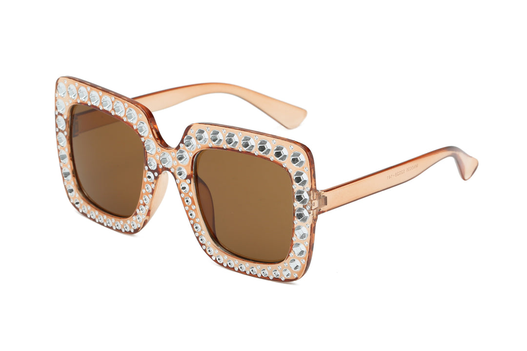 Oversized Decorative Frame Sunglasses Stornfield