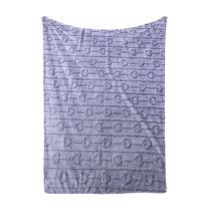 Ladies Cozy Microfiber Quick Change Blanket in Modern Checkered Pattern Stornfield