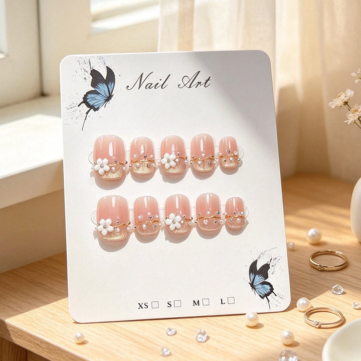 Decorative Floral Nail Art Set Stornfield
