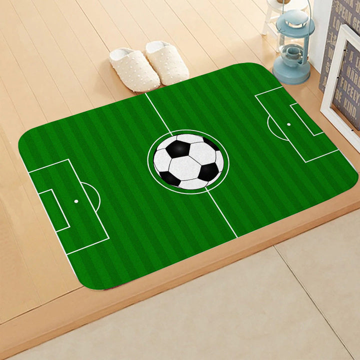 Football-Themed Indoor Mat