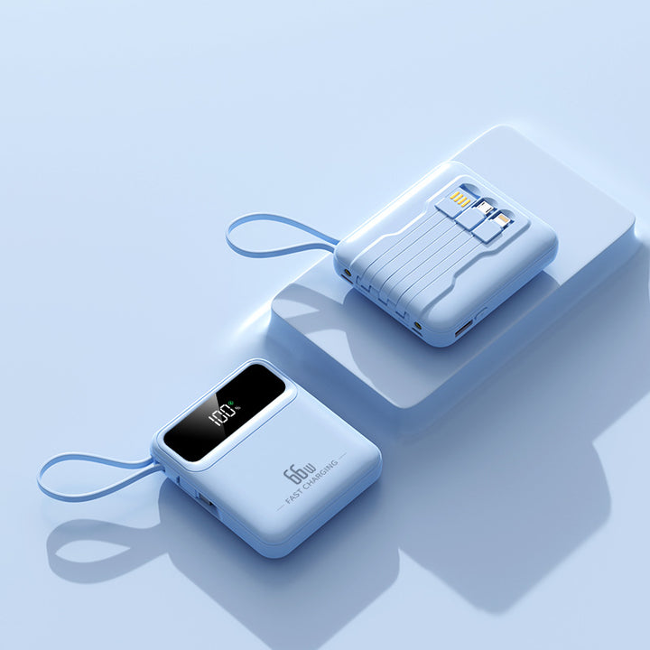 Compact power bank with fast charging function and digital charging status Stornfield