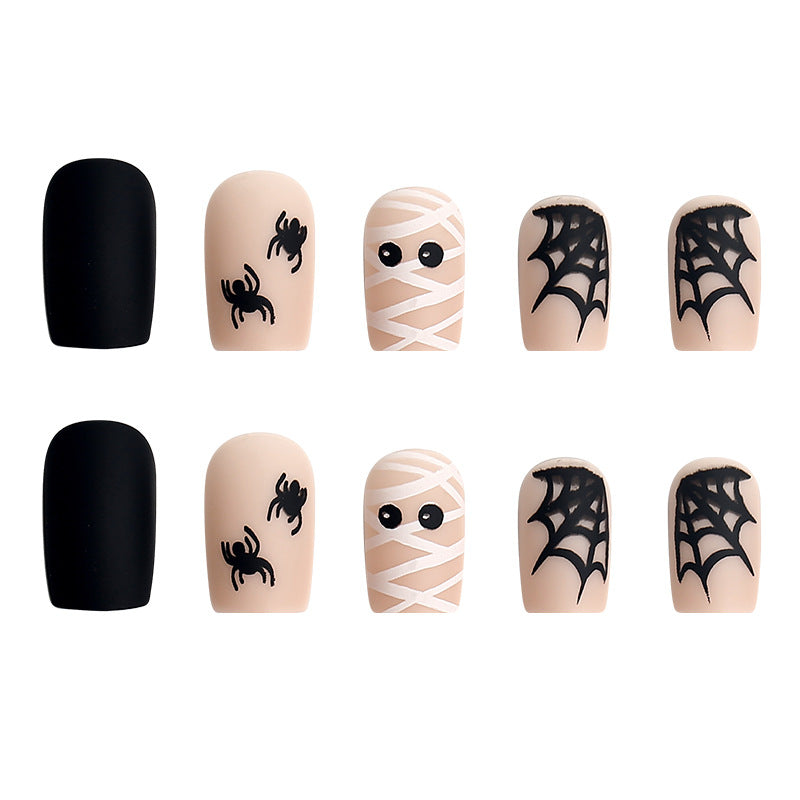 Artificial nail set with unique patterns Stornfield