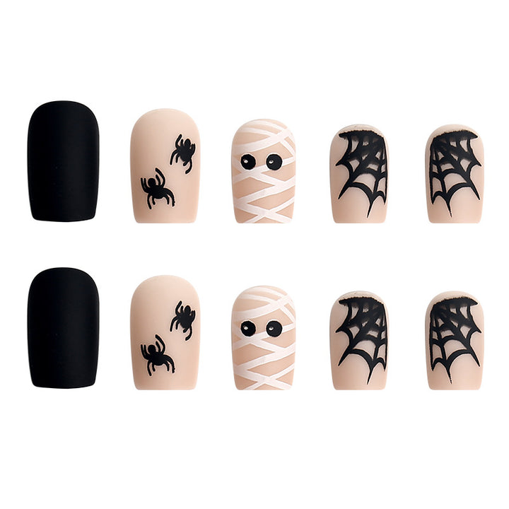 Artificial nail set with unique patterns Stornfield