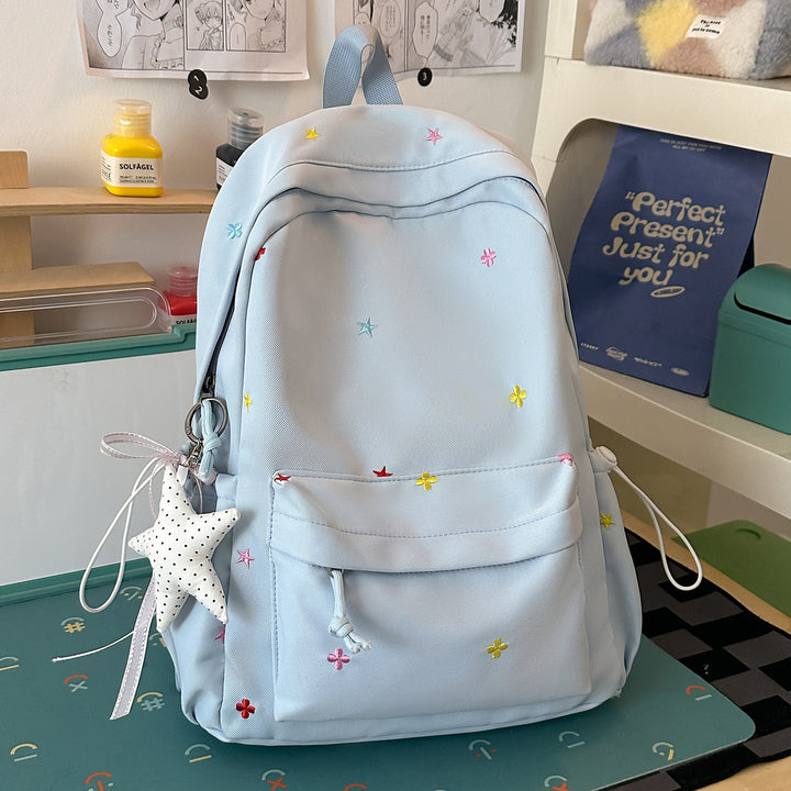 Casual Embroidered Star Backpack Stornfield