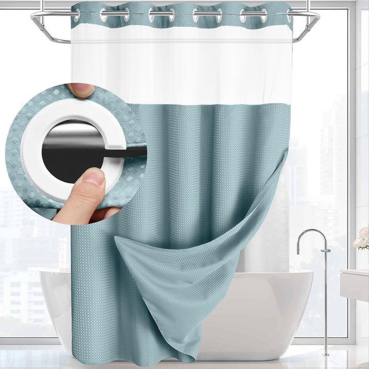Textured Weave Shower Curtain Stornfield