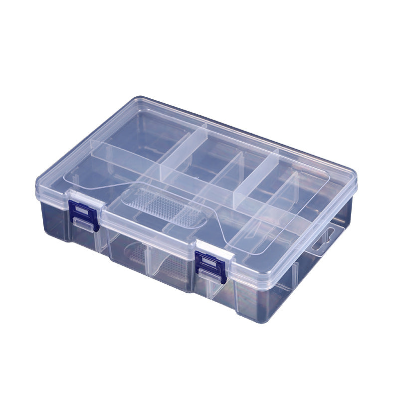 Multi-Compartment Transparent Craft Organizer Box Stornfield