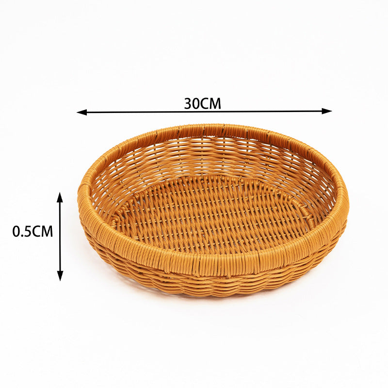 Handwoven Decorative Serving Tray Stornfield