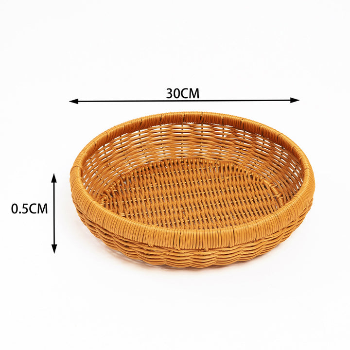 Handwoven Decorative Serving Tray Stornfield