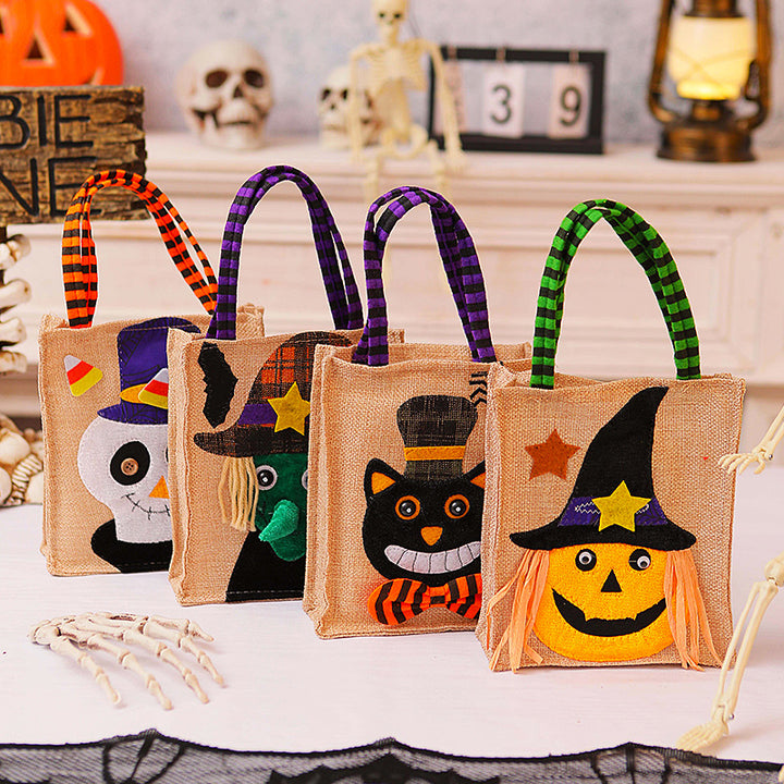 Halloween Shopping Bag with Cat Motif Stornfield