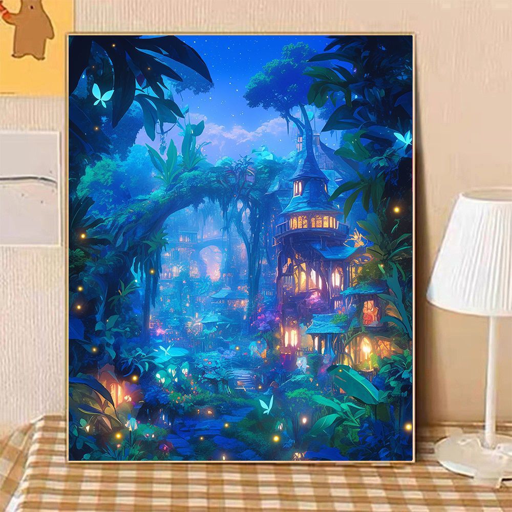 Enchanted Evening Landscape Canvas Art Stornfield