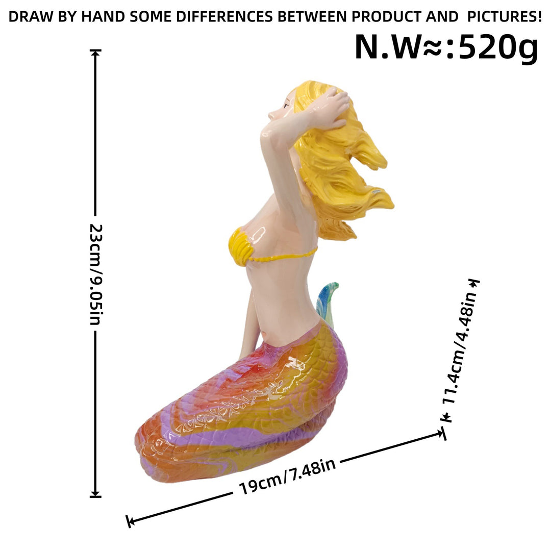 Decorative Mermaid Figurine Stornfield