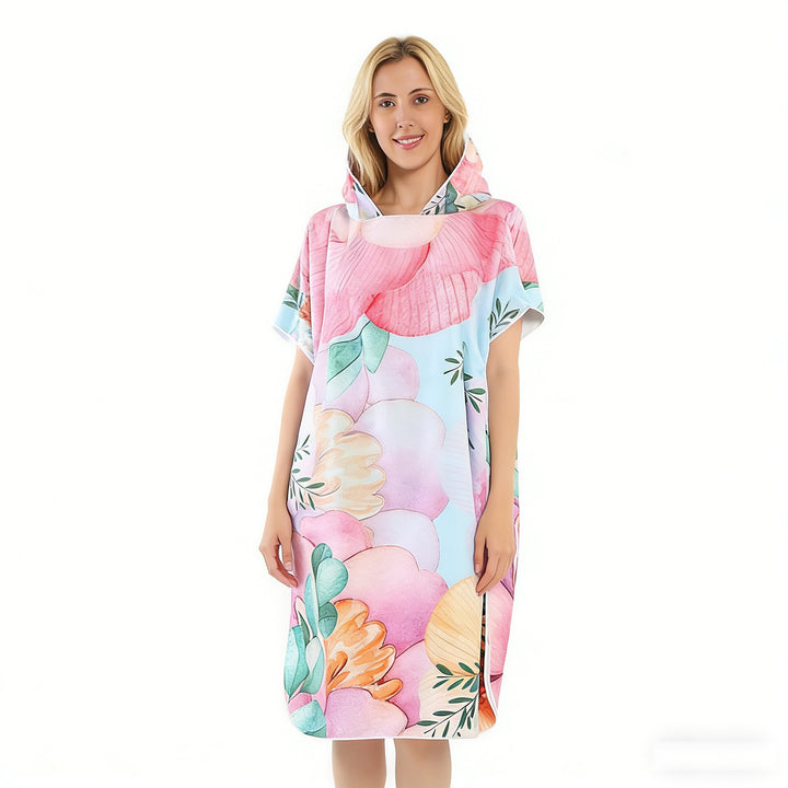 Beach dress with tropical print Stornfield