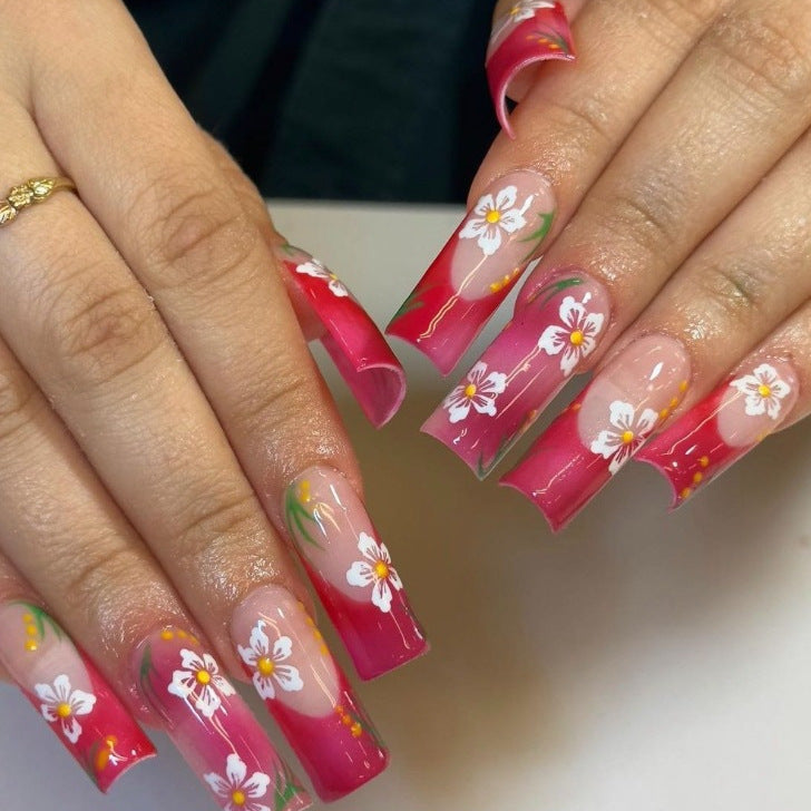 Floral Acrylic Nail Enhancements Stornfield 1789915564