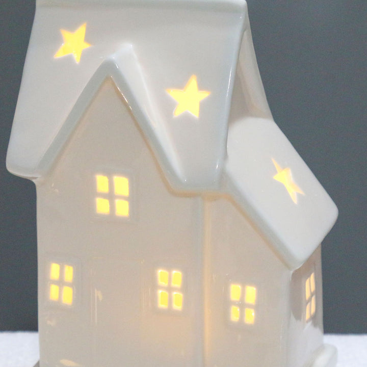 Ceramic House-Shaped Night Light Stornfeild