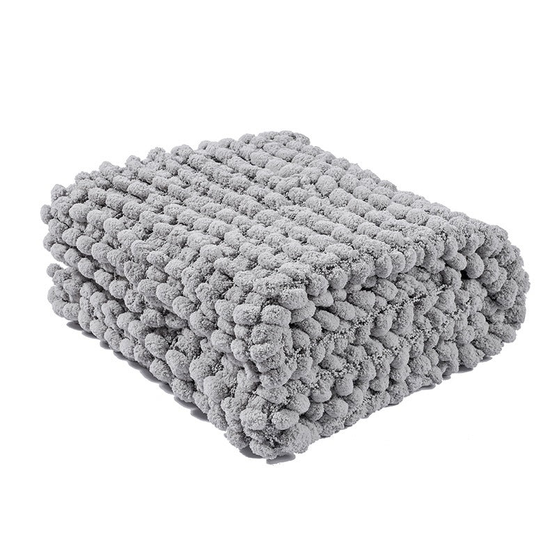 Plush Textured Throw Blanket