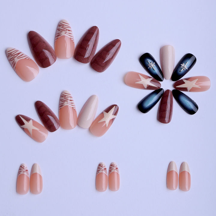 Artificial nails in modern stiletto style Stornfield
