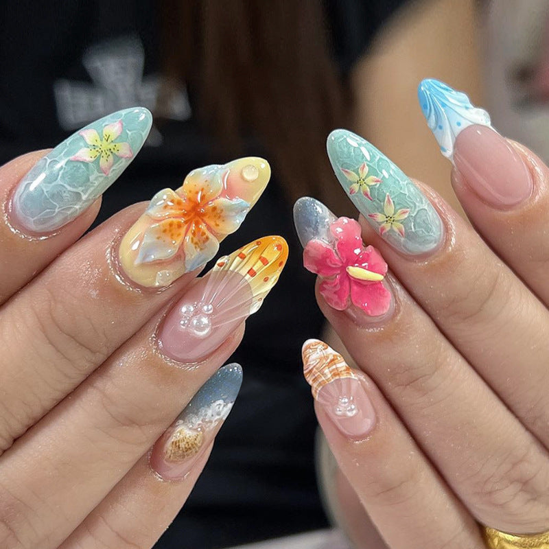 Artistic Floral Nail Art Set Stornfield
