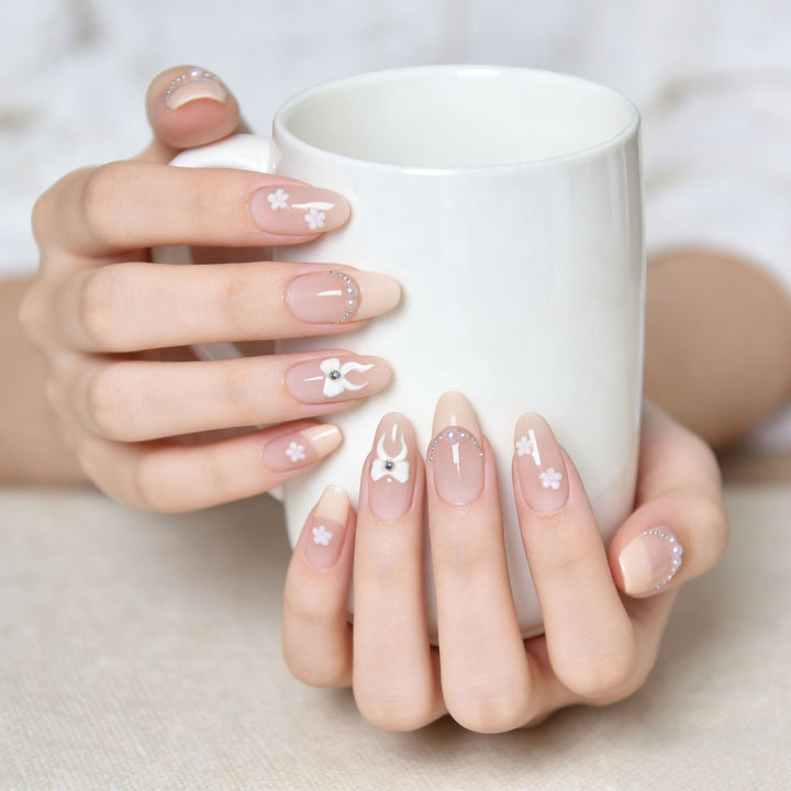 Premium Glittering Press-On Nail Extensions Stornfield