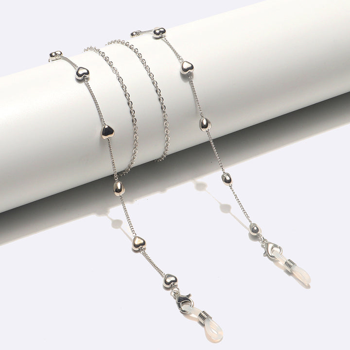 Heart-Embellished Eyewear Chain Stornfield