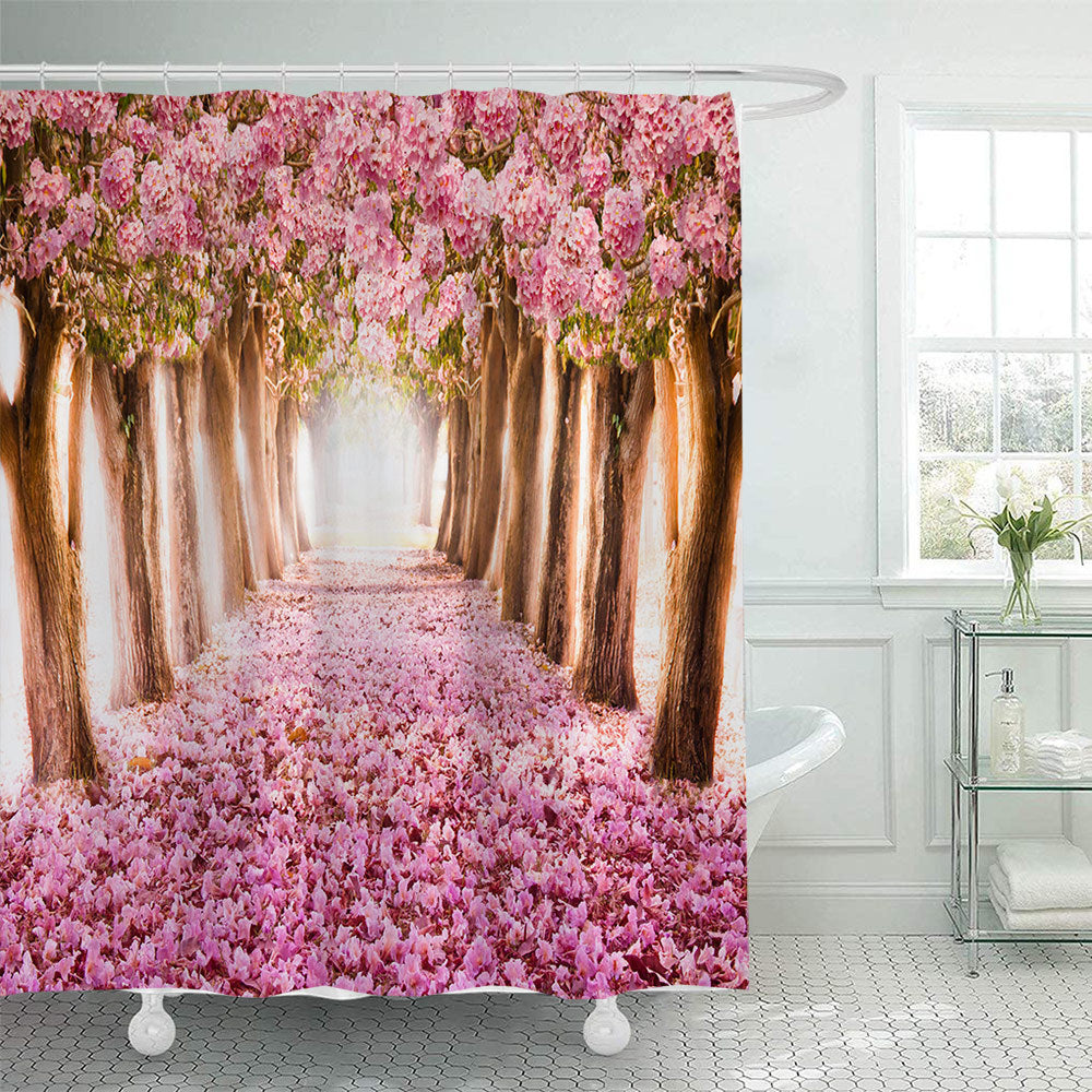 Floral Cherry Blossom Shower Curtain Stornfield